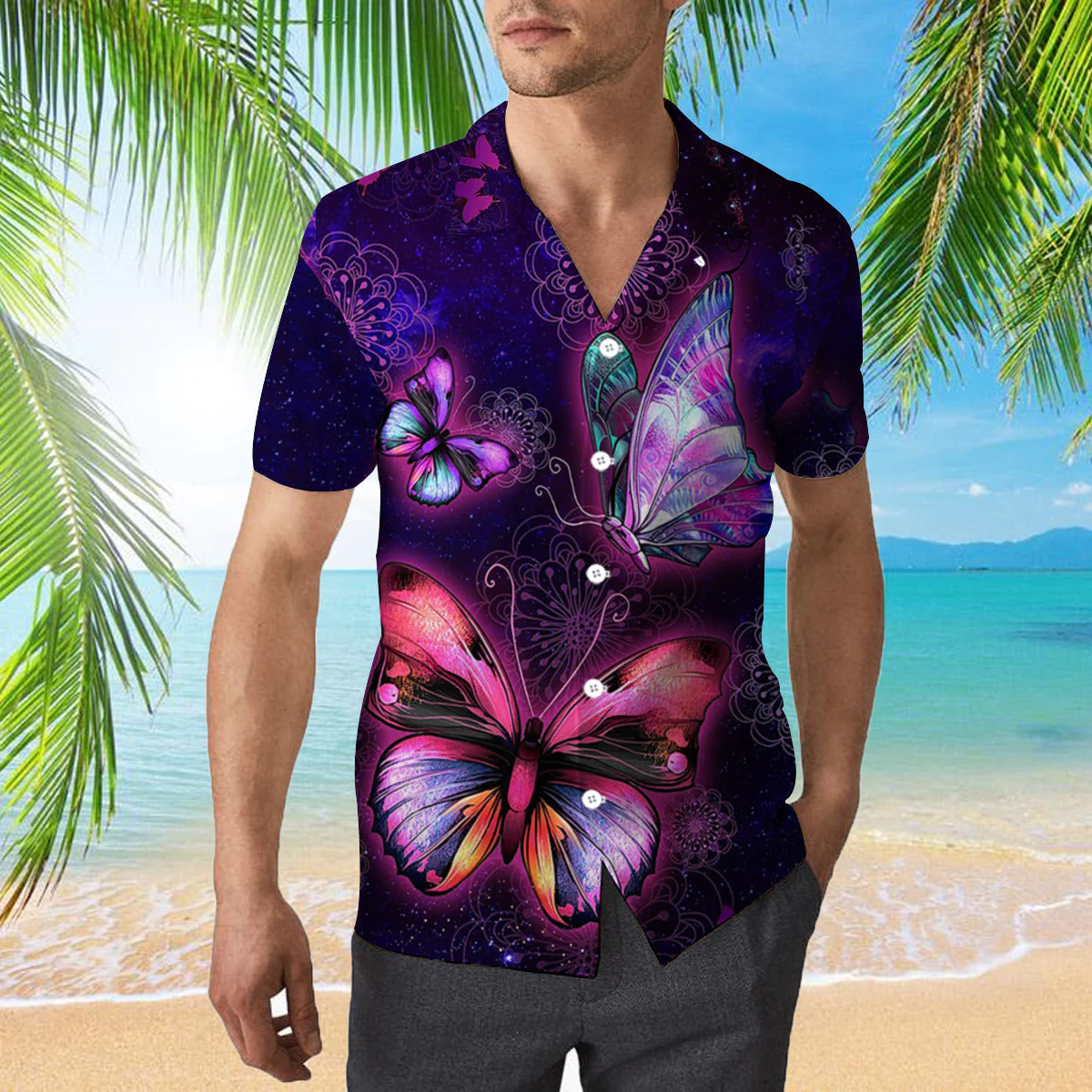 Butterfly Trendy Hawaiian Shirt