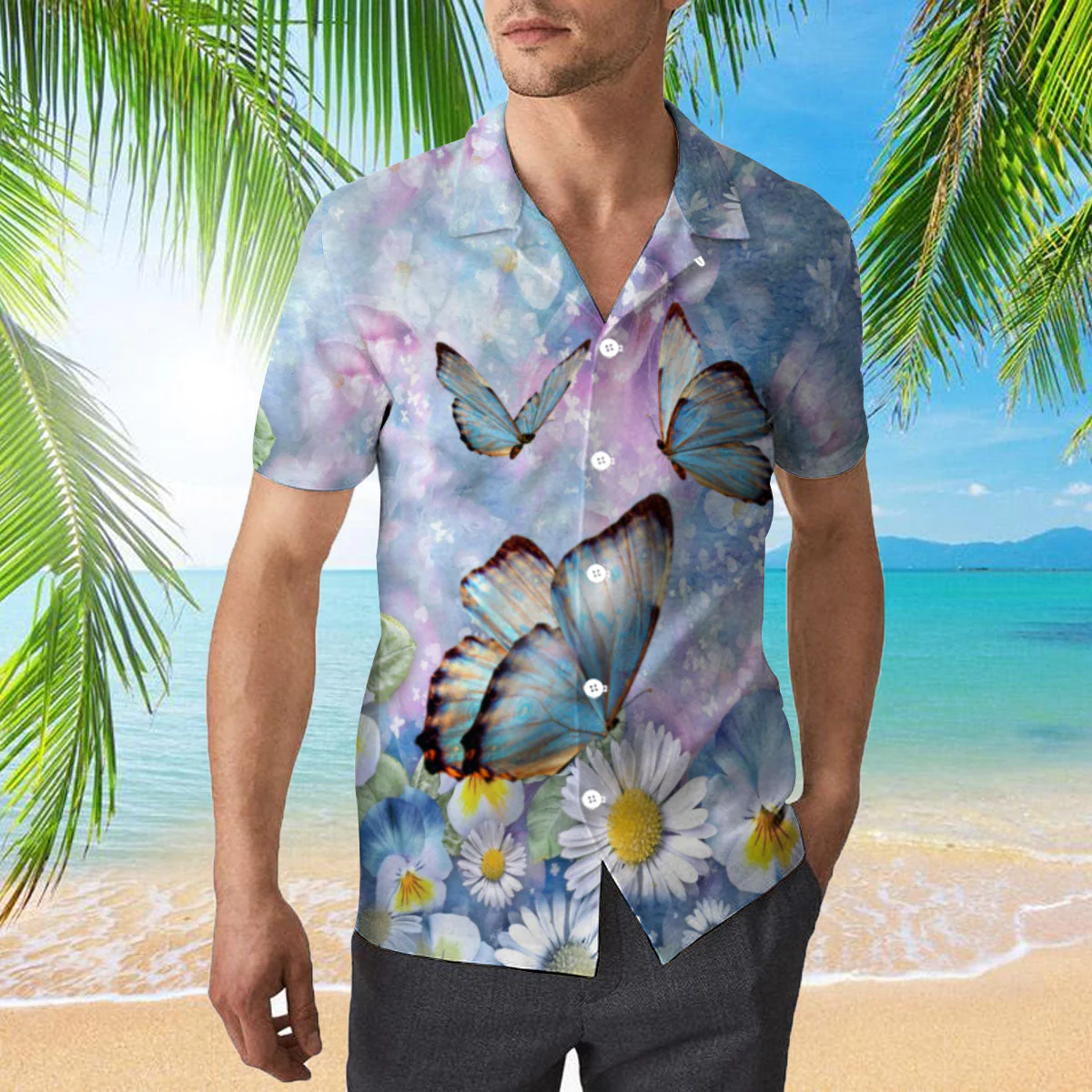 Butterfly Trendy Hawaiian Shirt