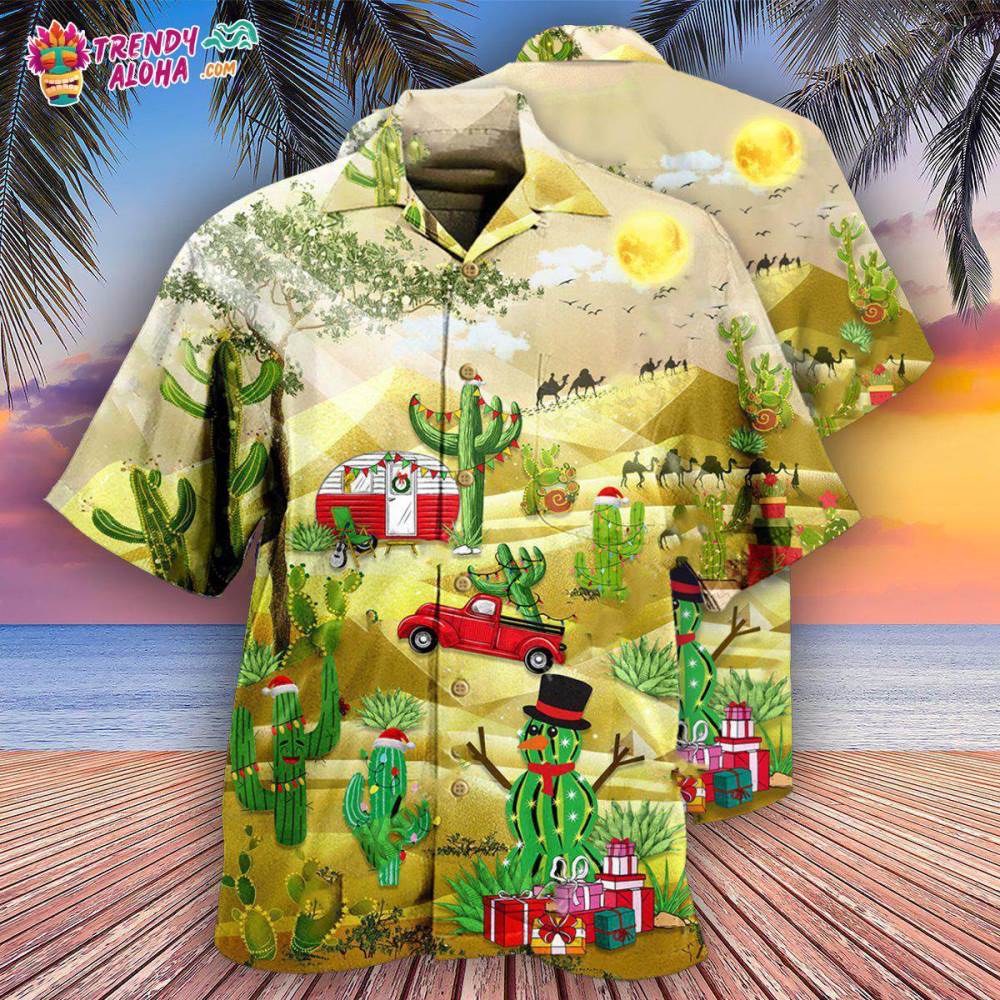 Cactus Christmas Life Is Better With A Cactus Hawaiian Shirt – Trendy Aloha