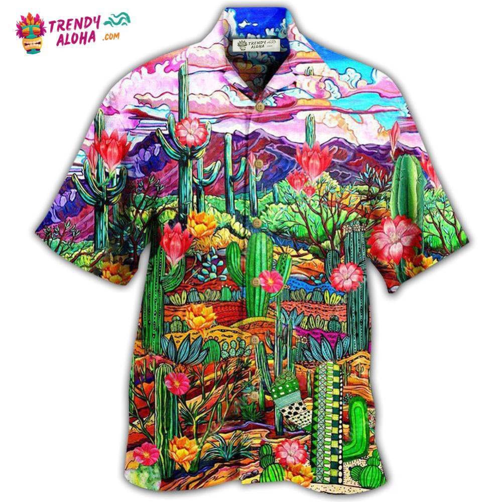 Cactus Flower On The Field Sky Hawaiian Shirt – Trendy Aloha Cactus Flower On The Field Sky Hawaiian Shirt – Trendy Aloha