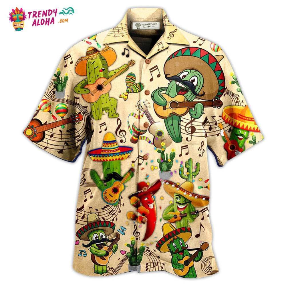 Cactus Love Music Very Much Hawaiian Shirt – Trendy Aloha Cactus Love Music Very Much Hawaiian Shirt – Trendy Aloha