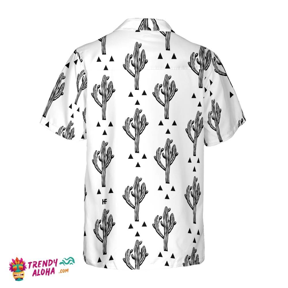 Cactus Seamless Pattern Hawaiian Shirt
