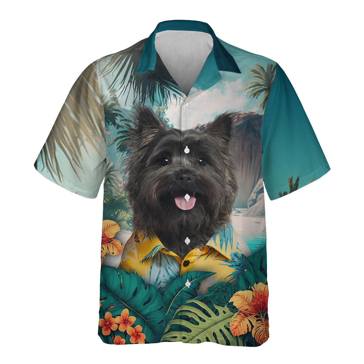 Cairn Terrier Scottish Style 3D Hawaiian Shirt Exotic Look