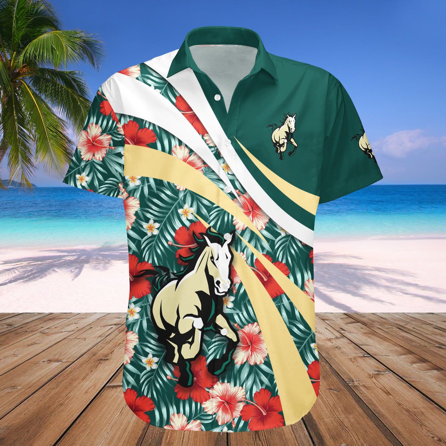 Cal Poly Mustangs Hawaii Shirt Hibiscus Sport Style – NCAA