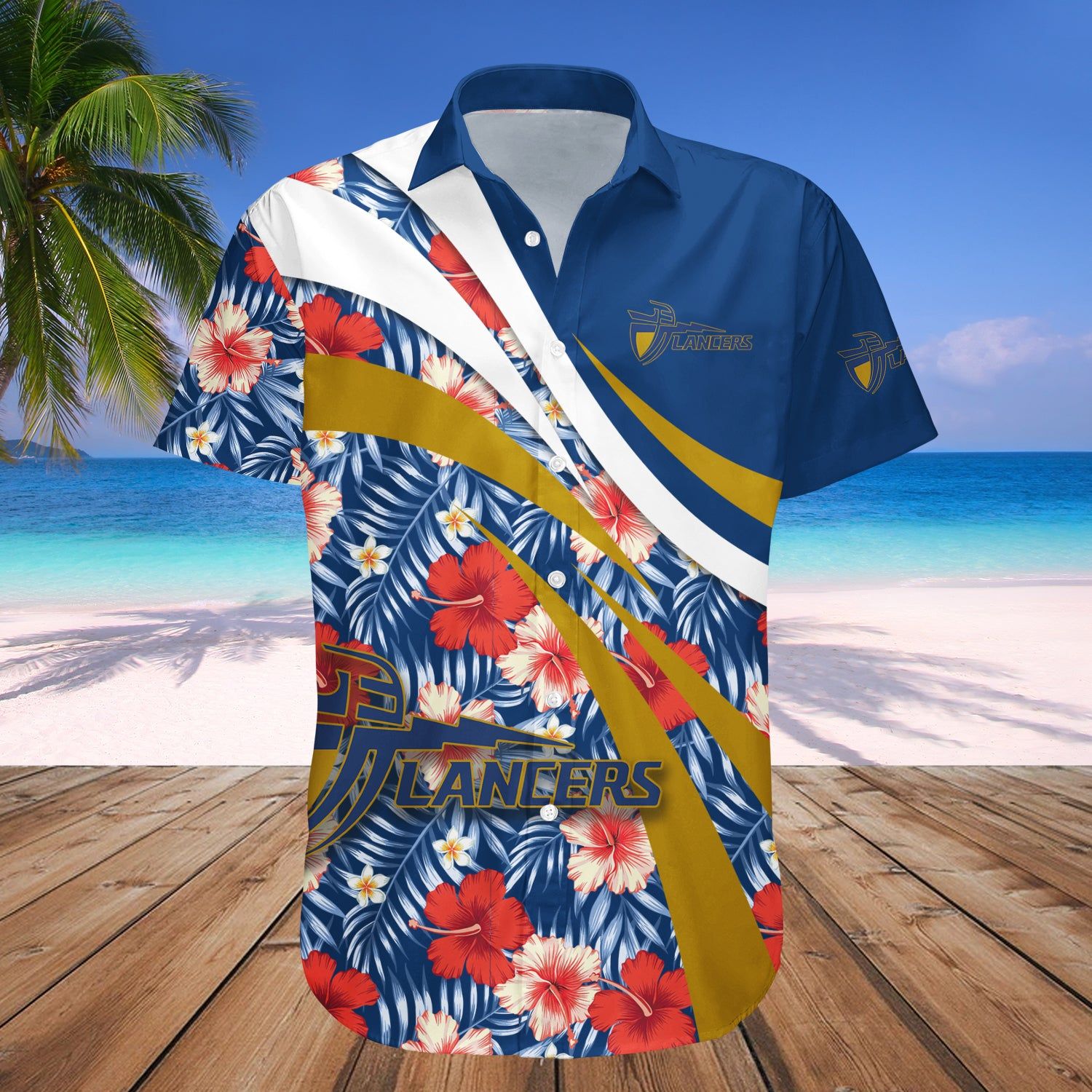 California Baptist Lancers Hawaii Shirt Hibiscus Sport Style – NCAA