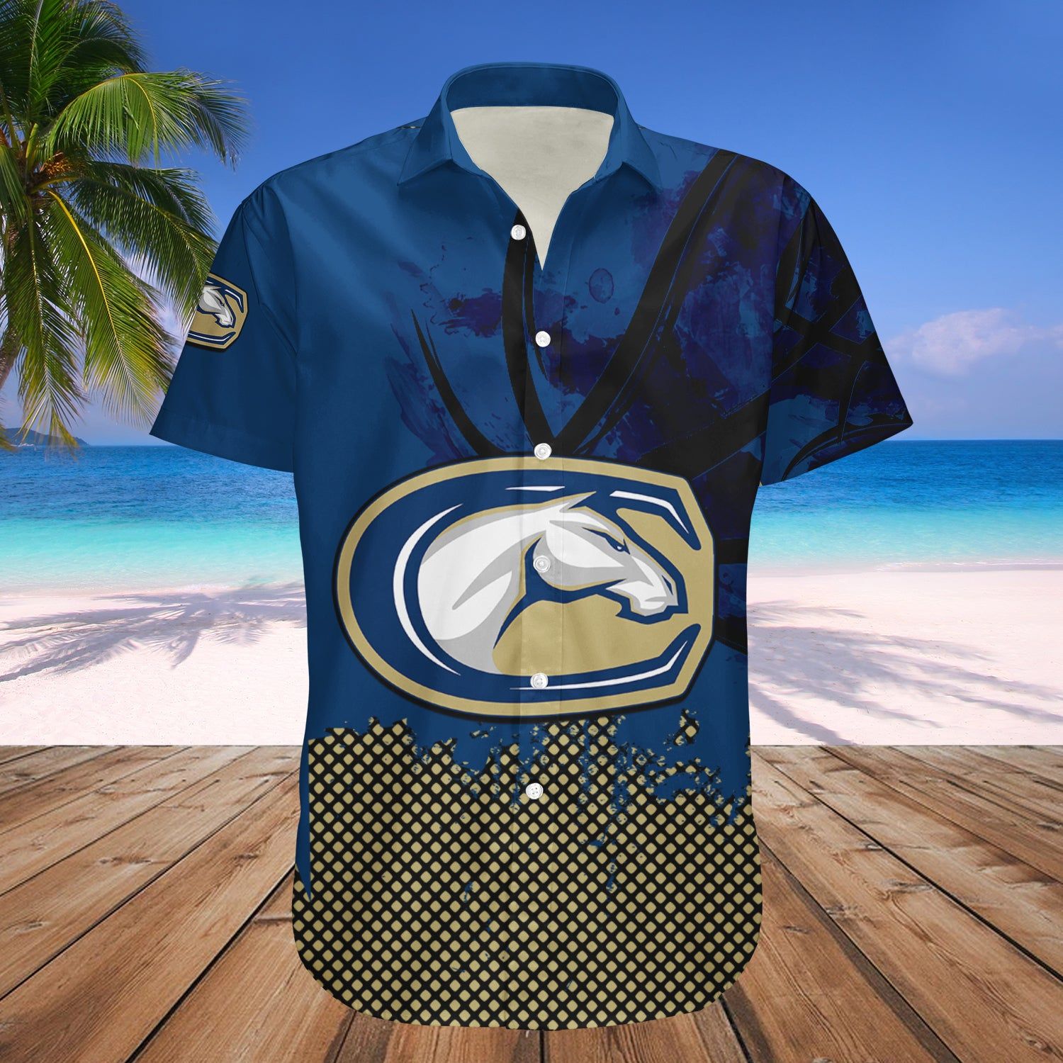 California Davis Aggies Hawaii Shirt Basketball Net Grunge Pattern – NCAA