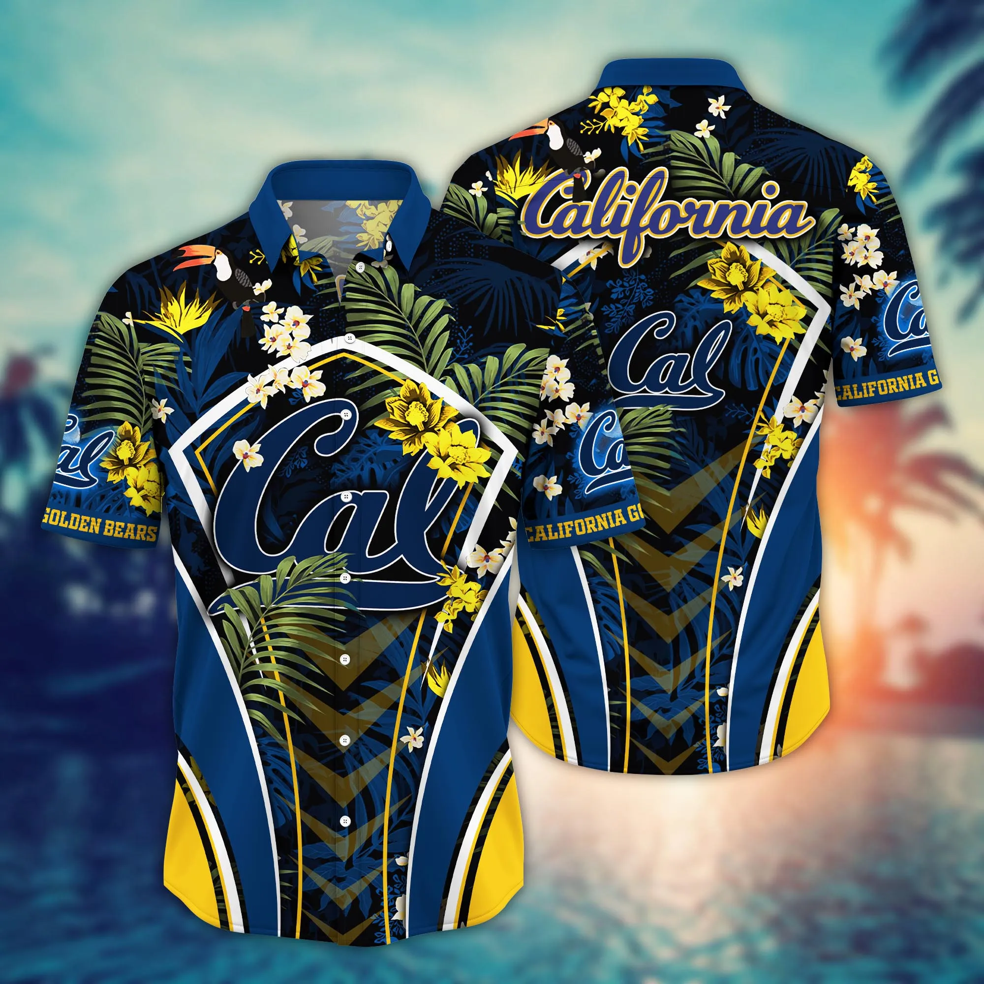 California Golden Bears NCAA Hawaiian Shirt Heat Aloha Shirt California Golden Bears NCAA Hawaiian Shirt Heat Aloha Shirt