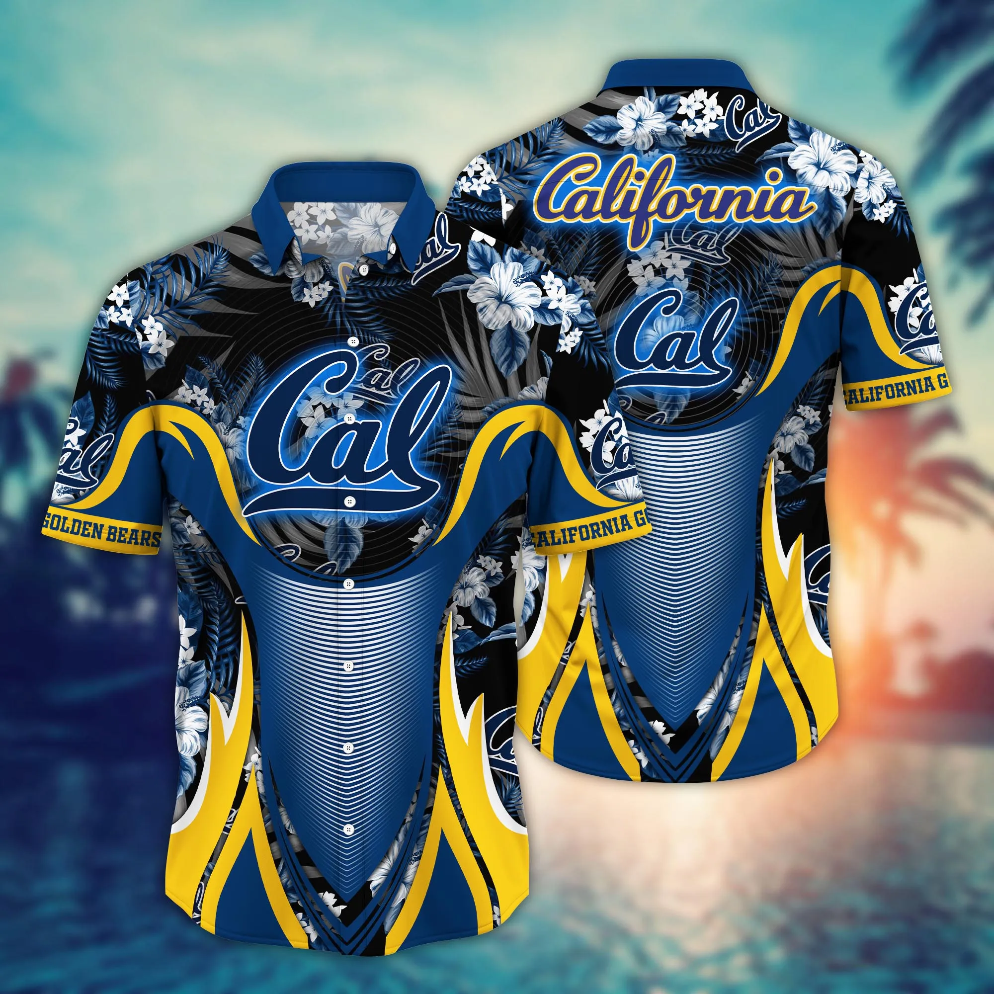 California Golden Bears NCAA Hawaiian Shirt Ice Cream Season Aloha Shirt California Golden Bears NCAA Hawaiian Shirt Ice Cream Season Aloha Shirt
