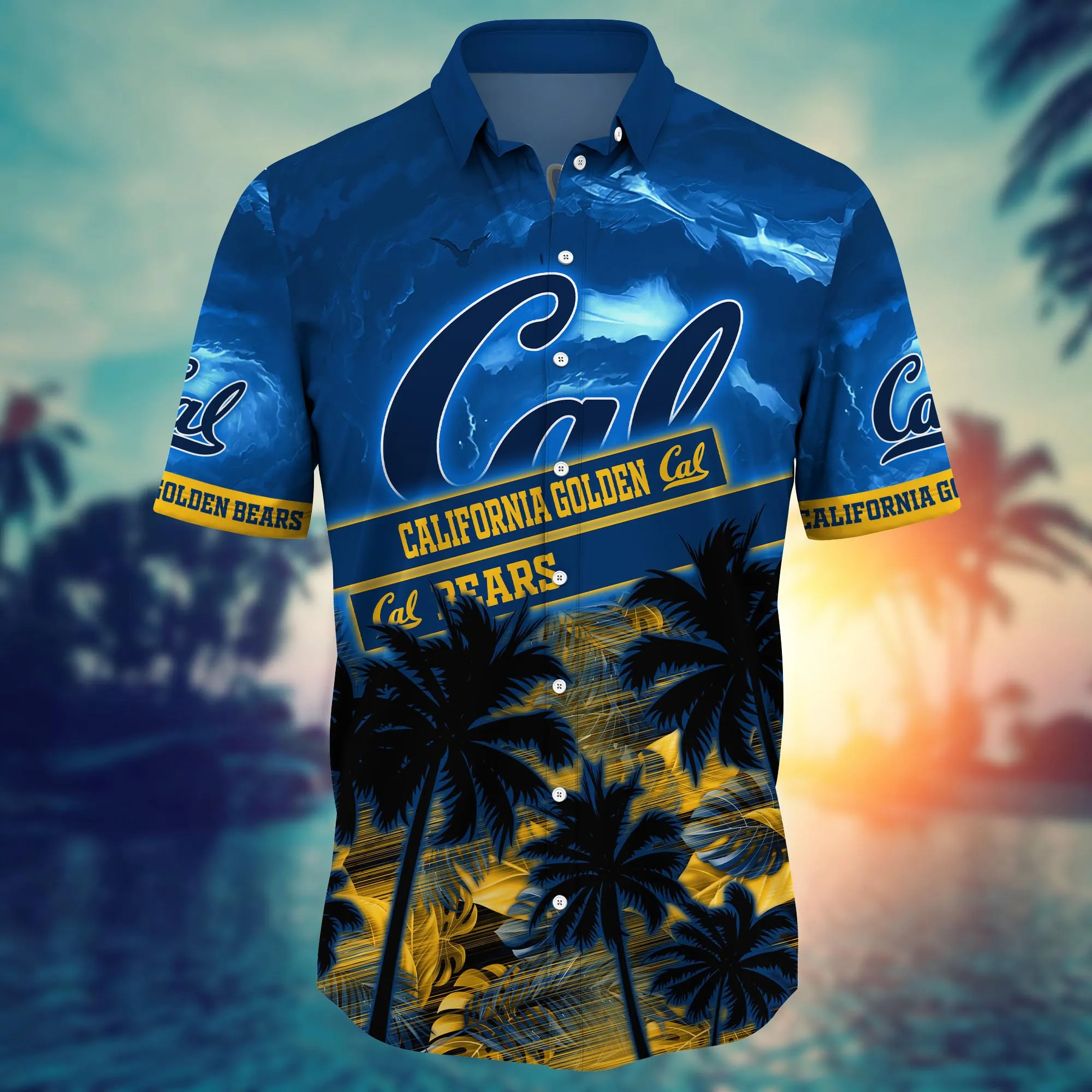 California Golden Bears NCAA Hawaiian Shirt Sun-Drenched Aloha Shirt