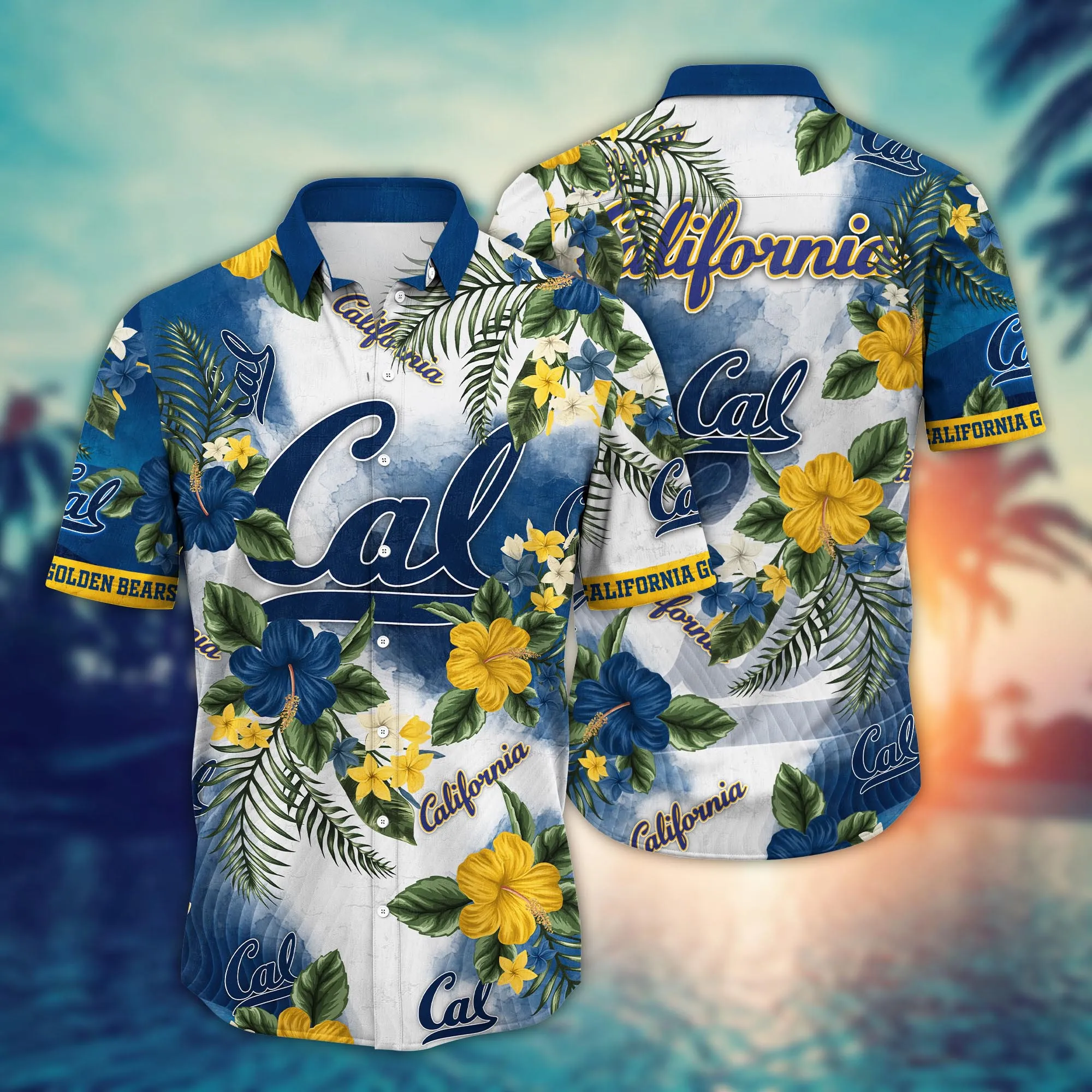 California Golden Bears NCAA Hawaiian Shirt Surfingtime Aloha Shirt California Golden Bears NCAA Hawaiian Shirt Surfingtime Aloha Shirt