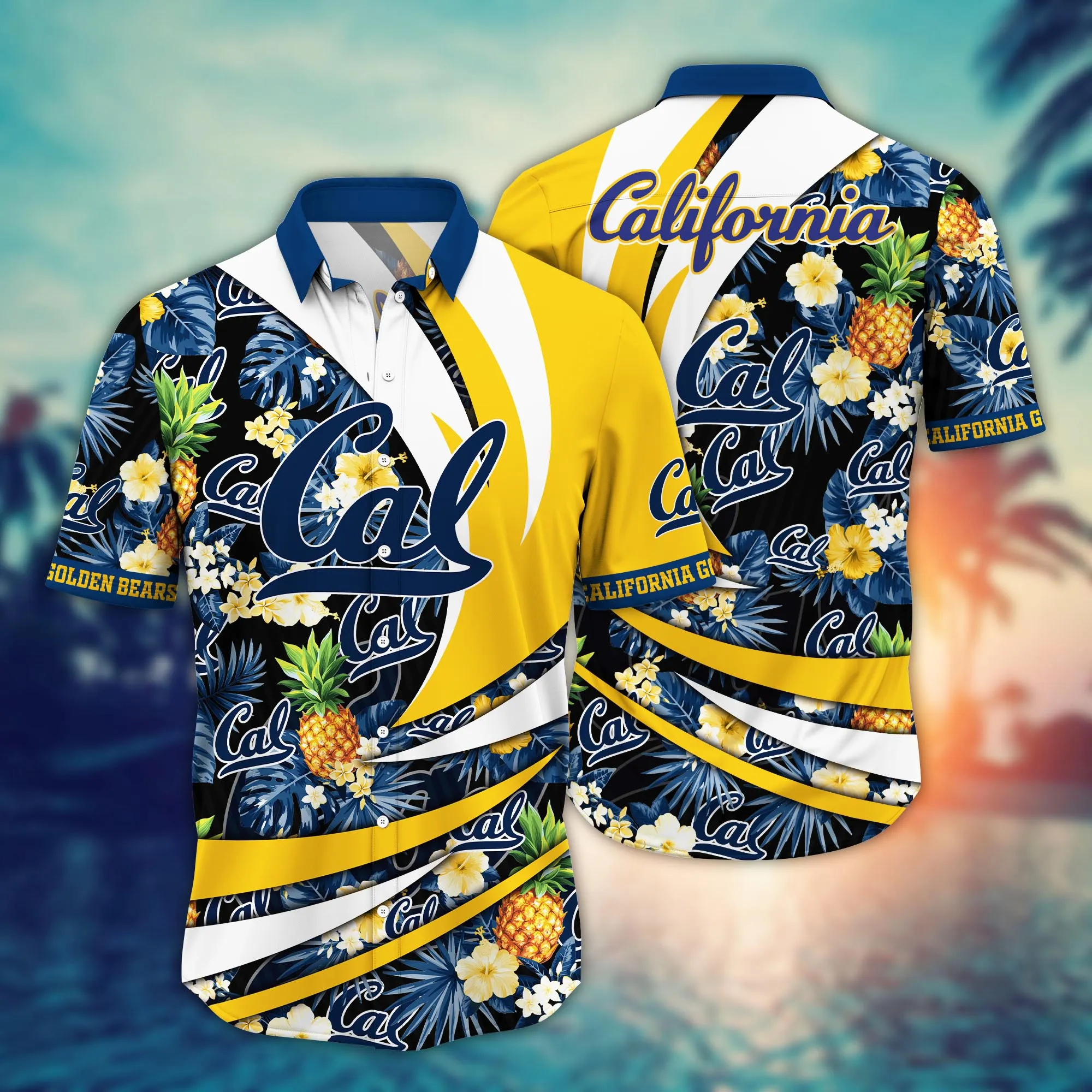 California Golden Bears NCAA Hawaiian Shirt Tan Lines Field Sport Shirts California Golden Bears NCAA Hawaiian Shirt Tan Lines Field Sport Shirts