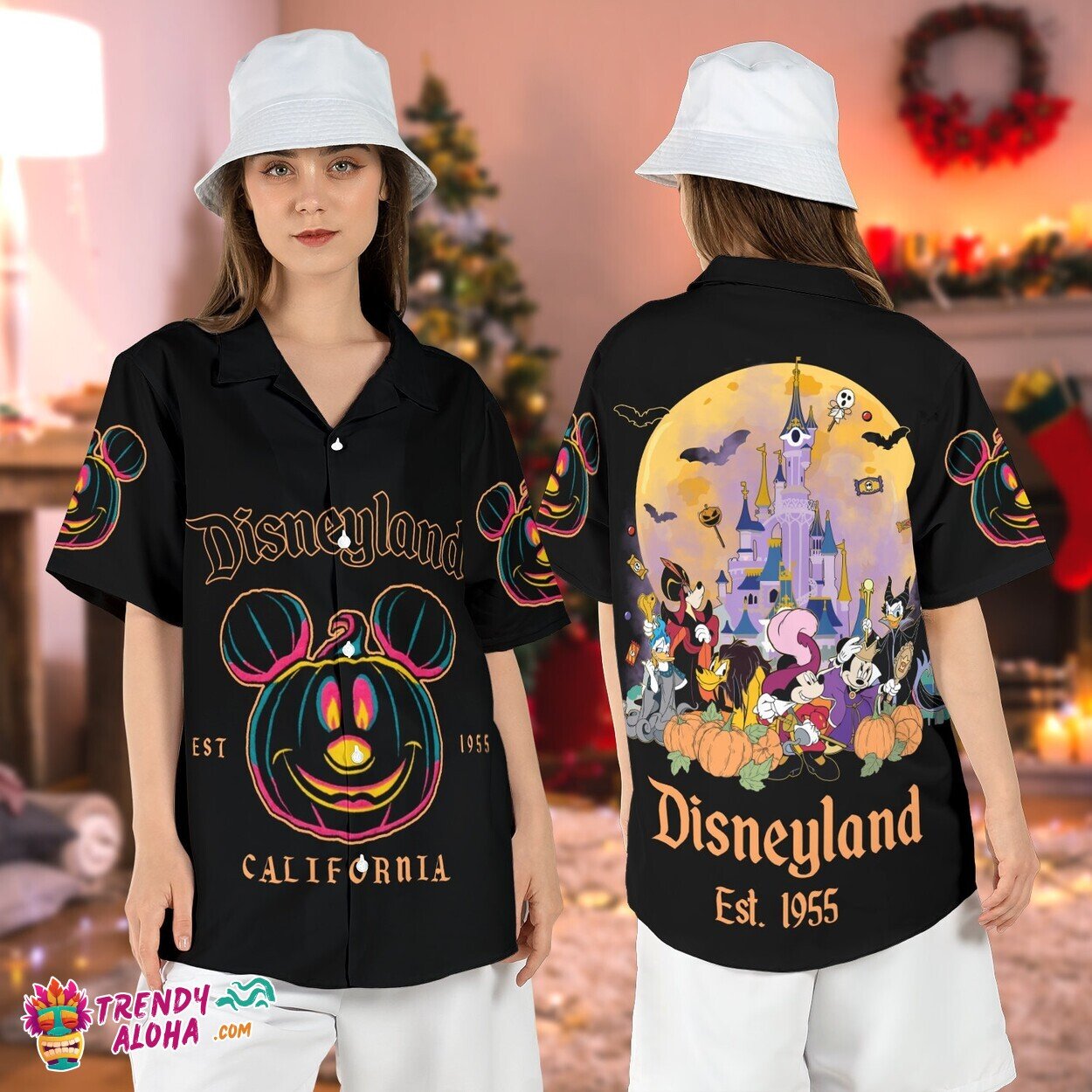 California Halloween Mickey Friends Villains Pumpkin Shirt