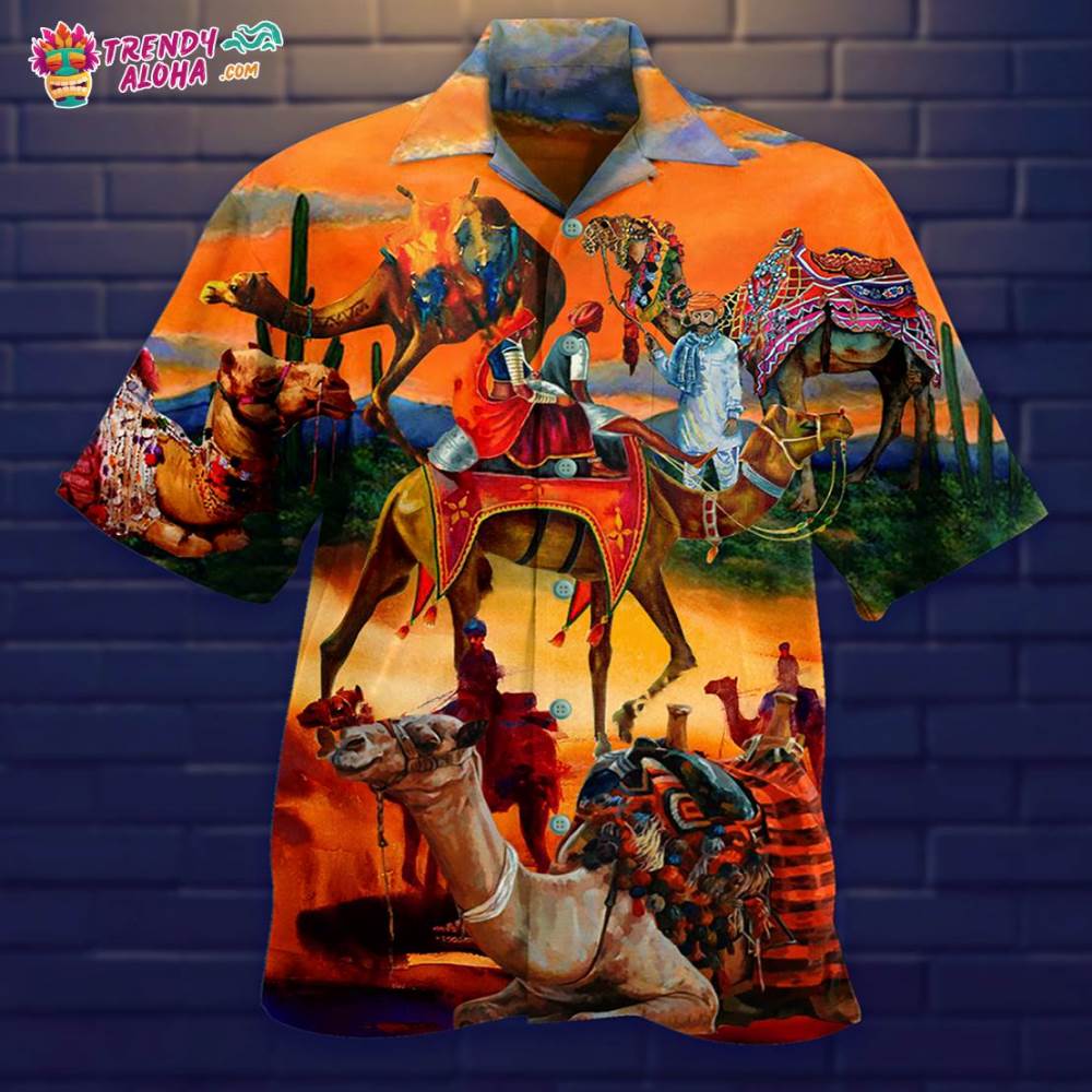Camel Love Animals Hawaiian Shirt – Trendy Aloha