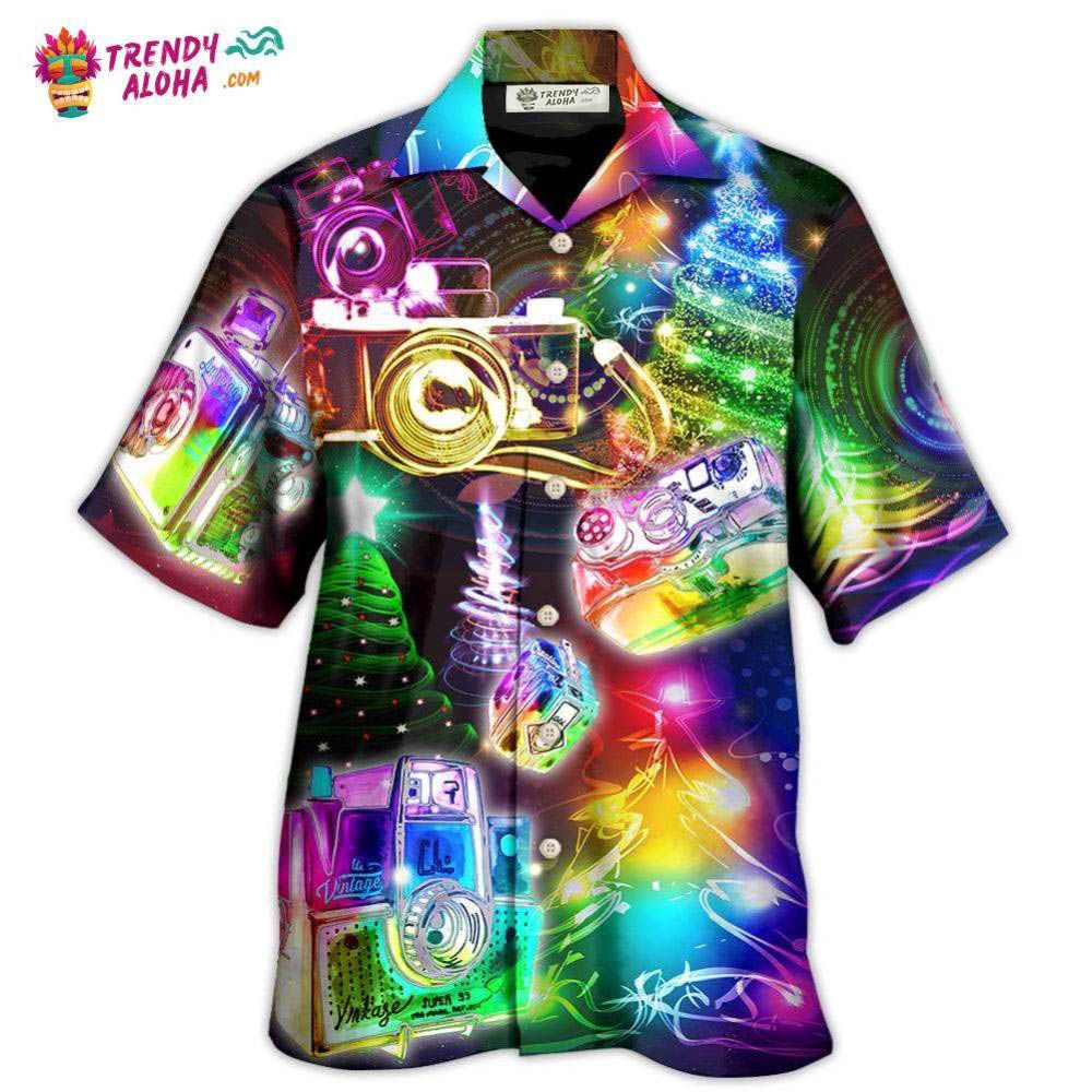 Camera Christmas Merry Everything Happy Always Hawaiian Shirt – Trendy Aloha Camera Christmas Merry Everything Happy Always Hawaiian Shirt – Trendy Aloha