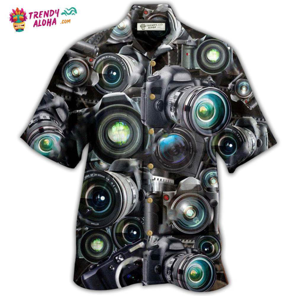 Camera Look Through Cameras Hawaiian Shirt – Trendy Aloha Camera Look Through Cameras Hawaiian Shirt – Trendy Aloha