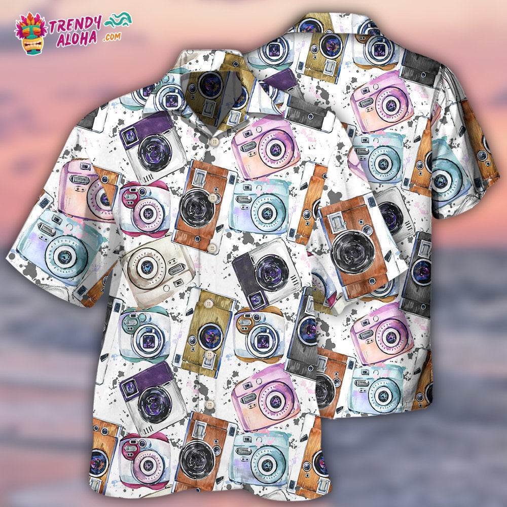Camera Photography Is My Hobby Lover Hawaiian Shirt – Trendy Aloha