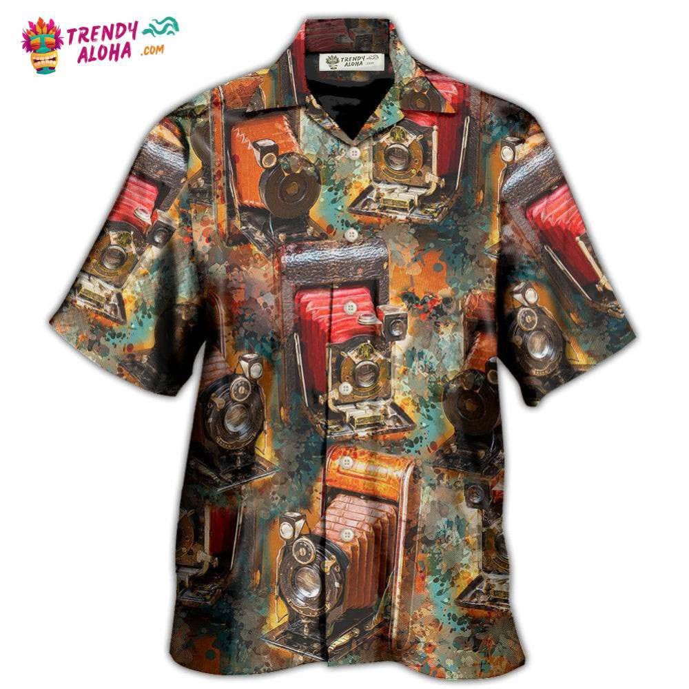 Camera Vintage Old Retro Film Camera Hawaiian Shirt – Trendy Aloha Camera Vintage Old Retro Film Camera Hawaiian Shirt – Trendy Aloha