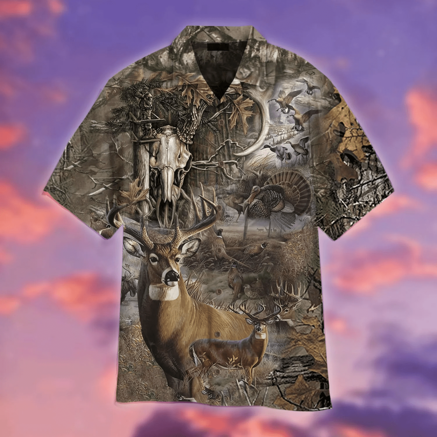 Camo Hunting Art Trendy Hawaiian Shirt