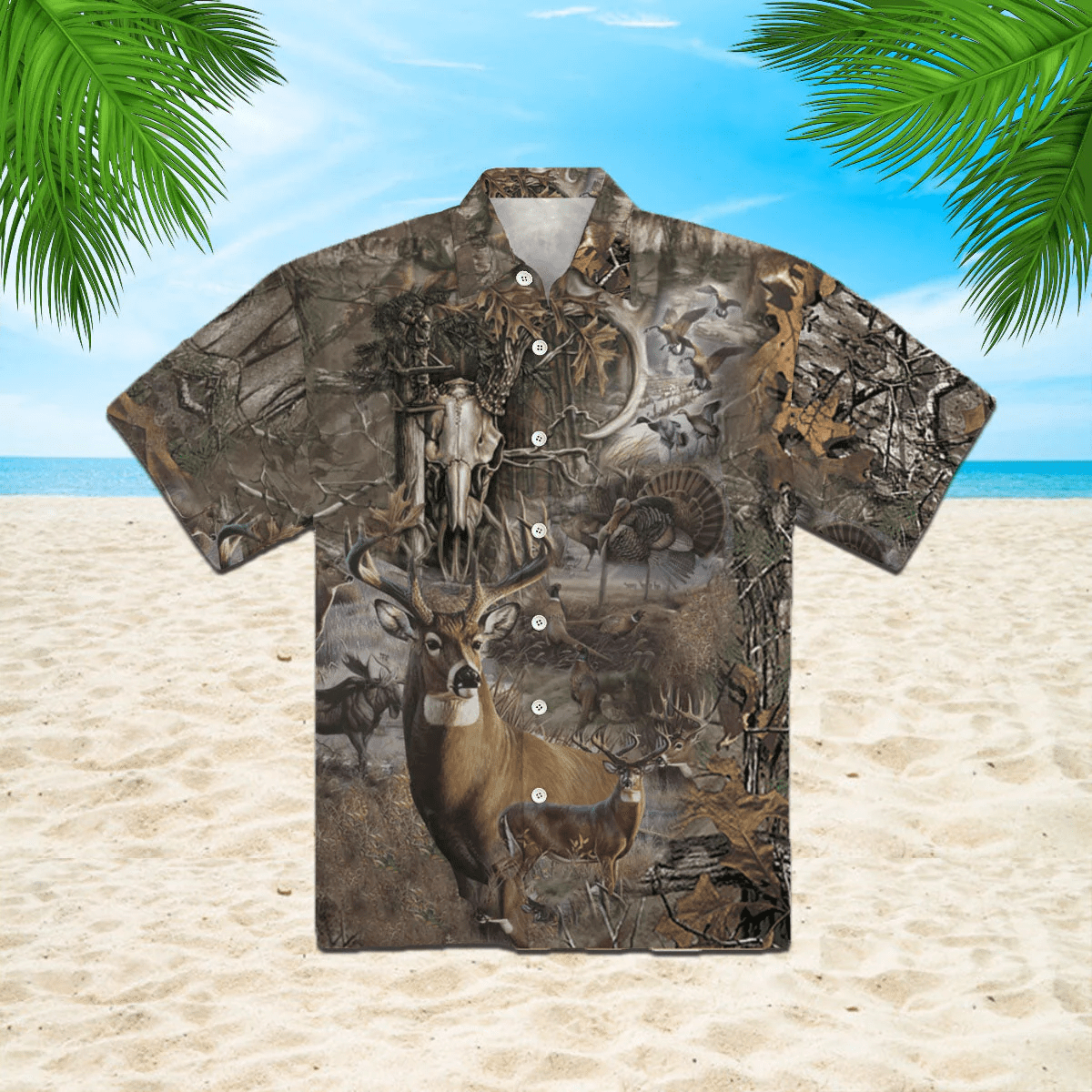 Camo Hunting Art Trendy Hawaiian Shirt