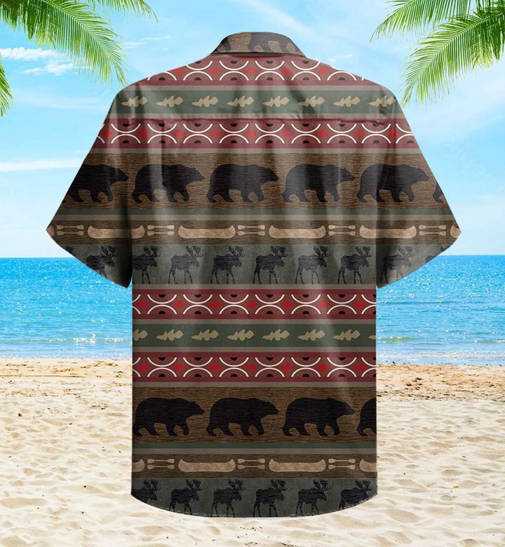 Camp Big Bear Brown Trendy Hawaiian Shirt 3D Summer Gifts