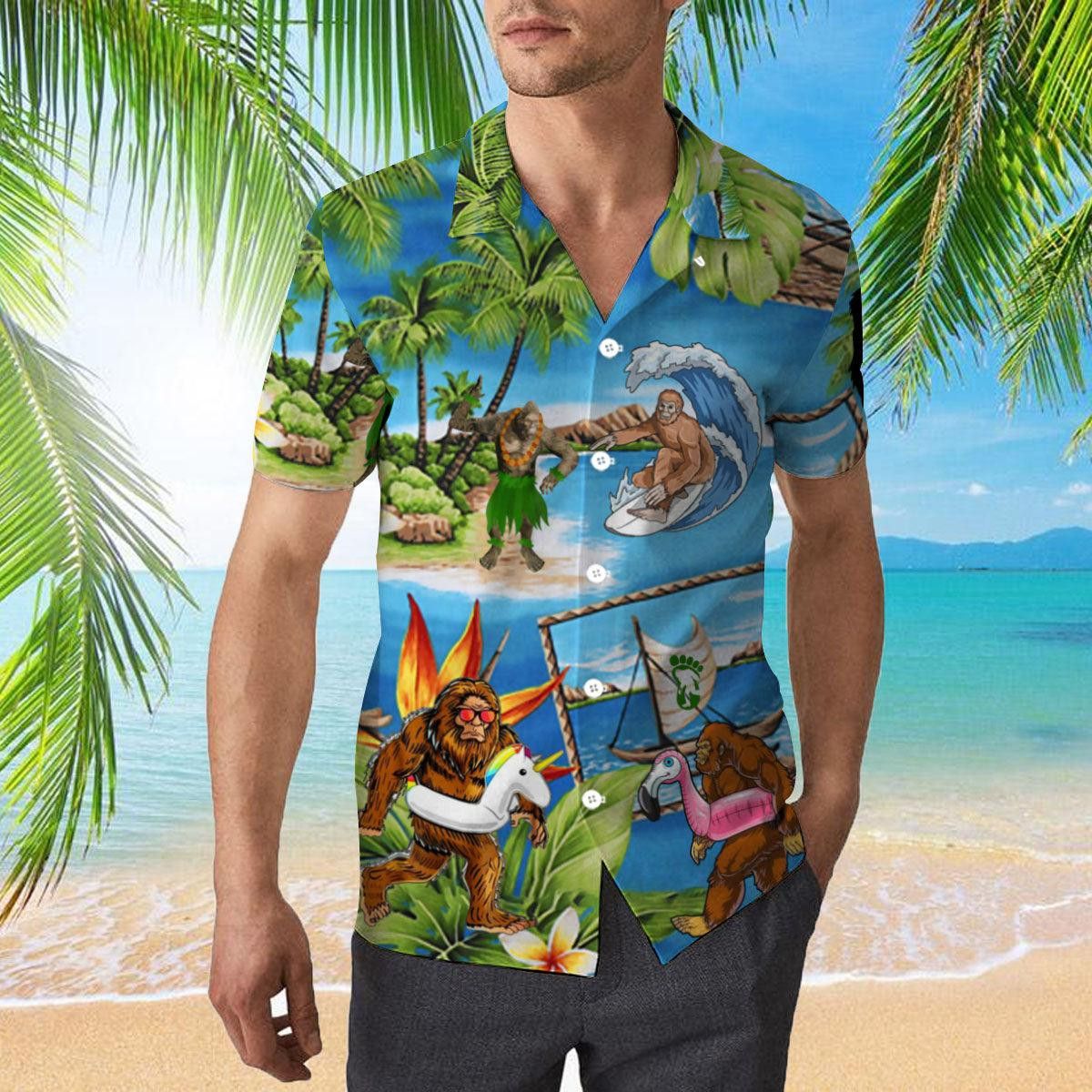 Camping Amazing Bigfoot Trendy Hawaiian Shirt Camping Amazing Bigfoot Trendy Hawaiian Shirt