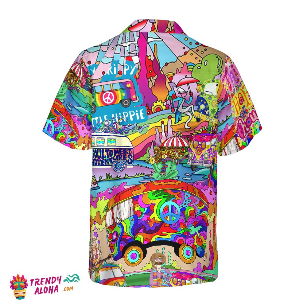 Camping Hippie Stay Trippy Hawaiian Shirt