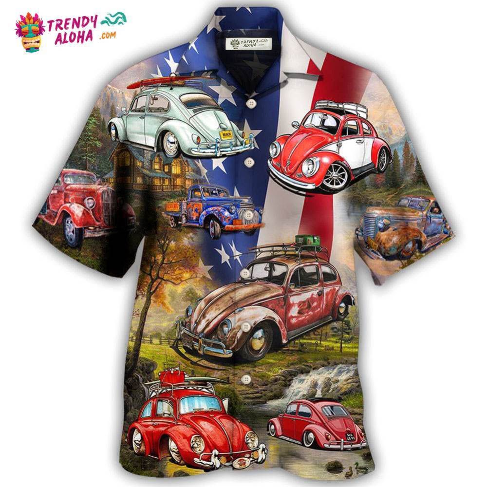 Camping Independence Day Hawaiian Shirt – Trendy Aloha