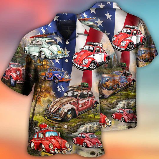 Camping Independence Day – Hawaiian Shirt Camping Independence Day – Hawaiian Shirt
