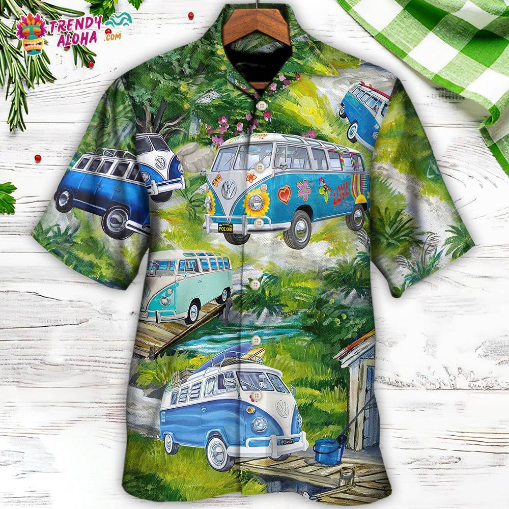 Camping Life Is Best When You Are Camping Van Hawaiian Shirt – Trendy Aloha