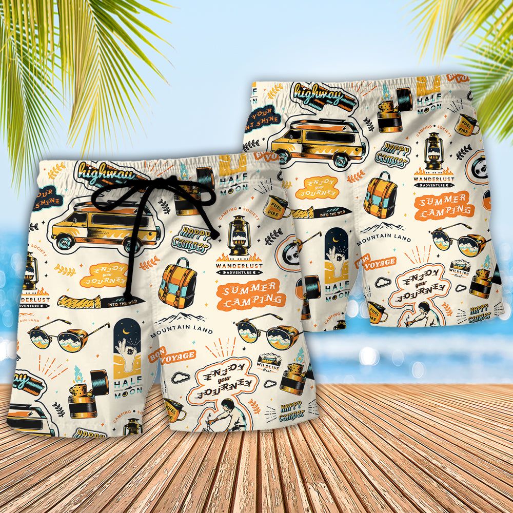 Beach Shorts - Trendy Aloha