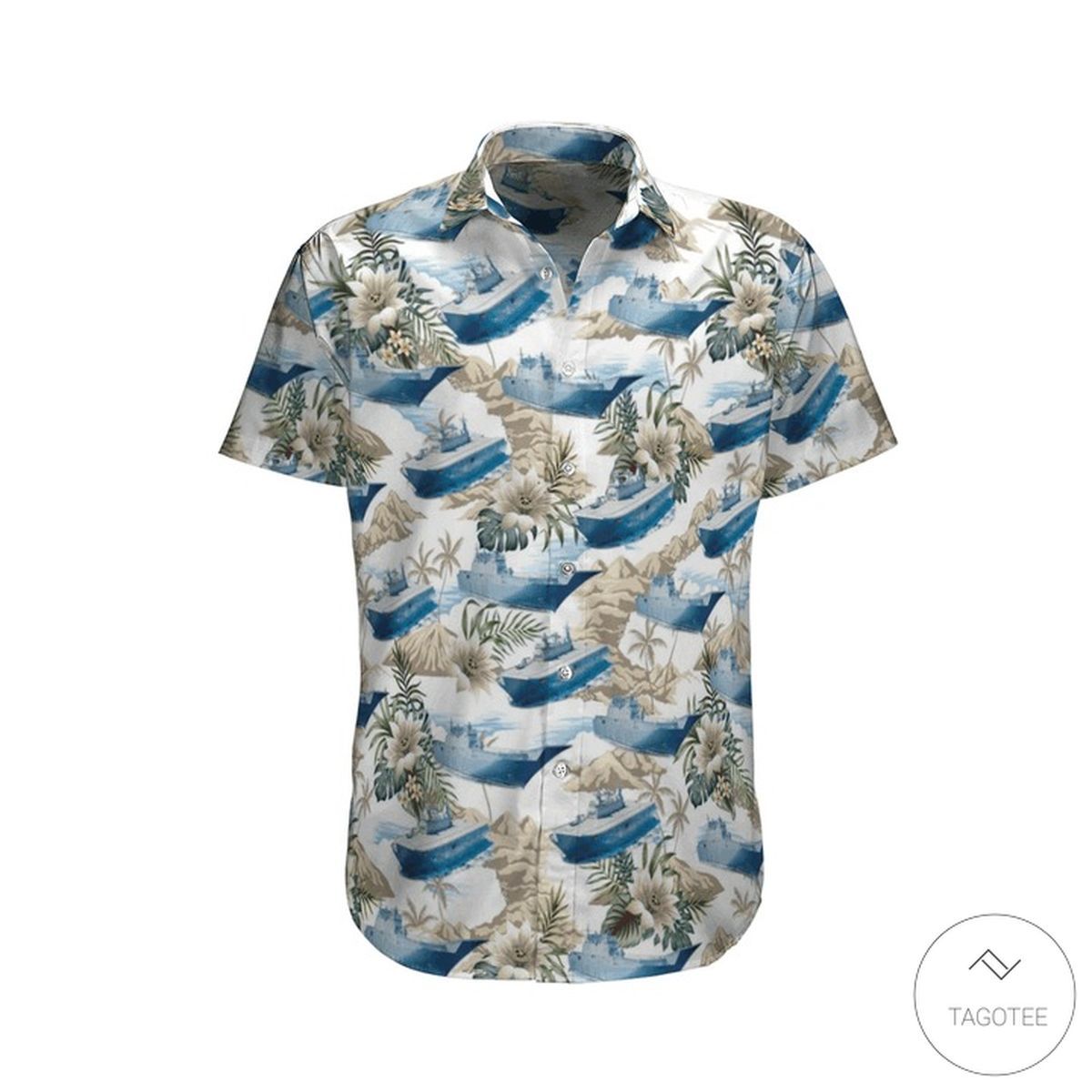Canberra-class Landing Helicopter Dock Royal Australian Navy Hawaiian Shirt