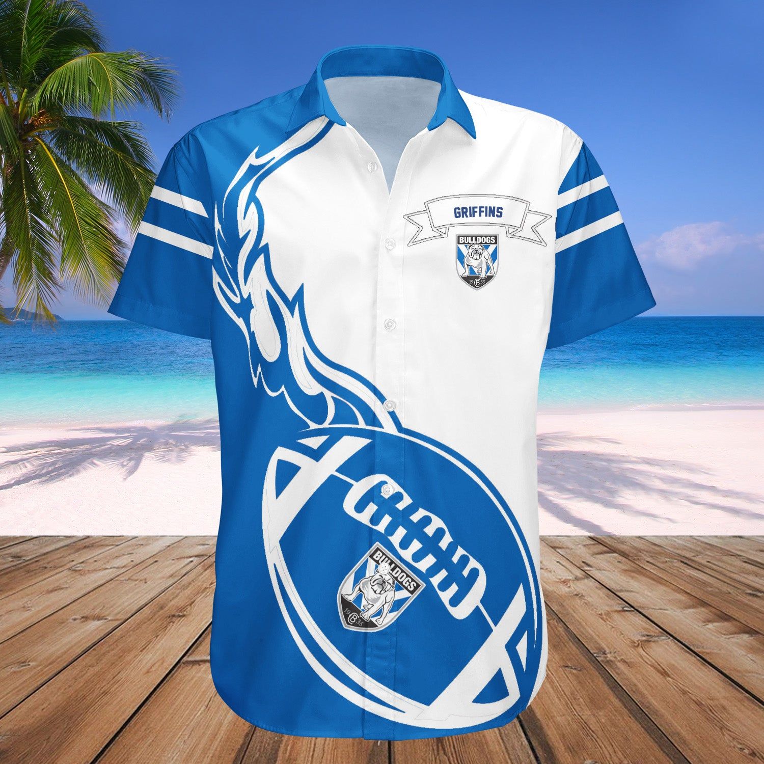 Canisius Golden Griffins Hawaii Shirt Flame Ball – NCAA