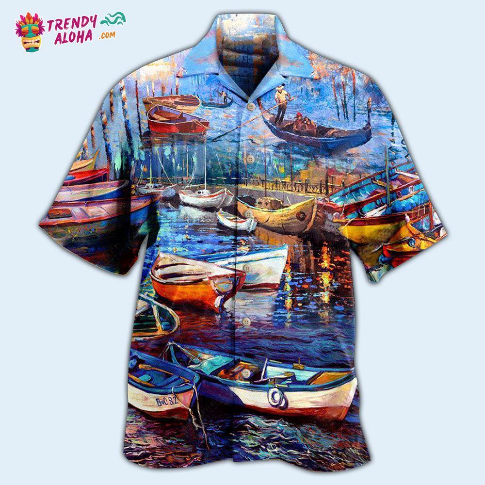 Canoe Life Is A Jouney Enjoy The Ride Art Style Hawaiian Shirt – Trendy Aloha