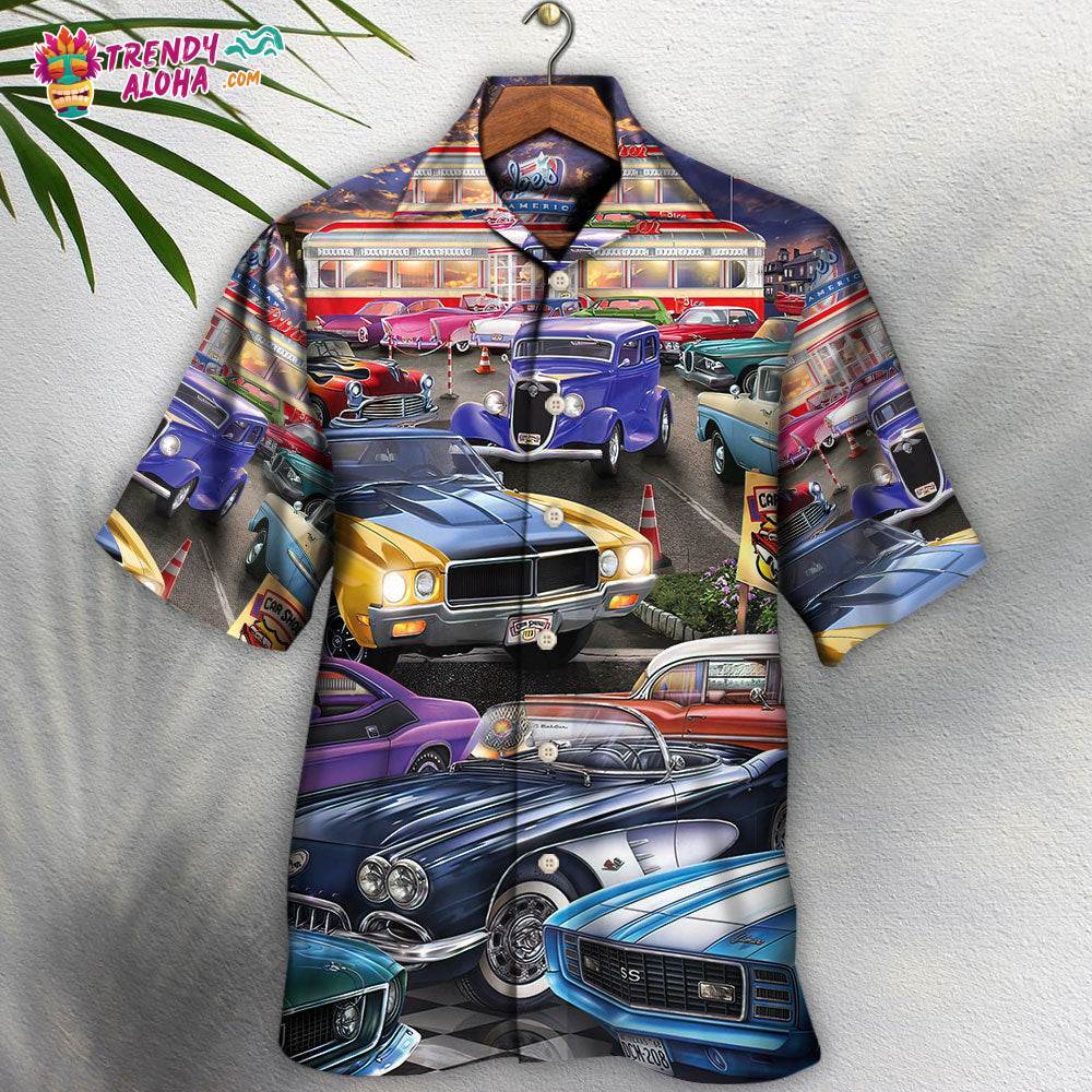 Car Classic Car Show Life Style Hawaiian Shirt – Trendy Aloha