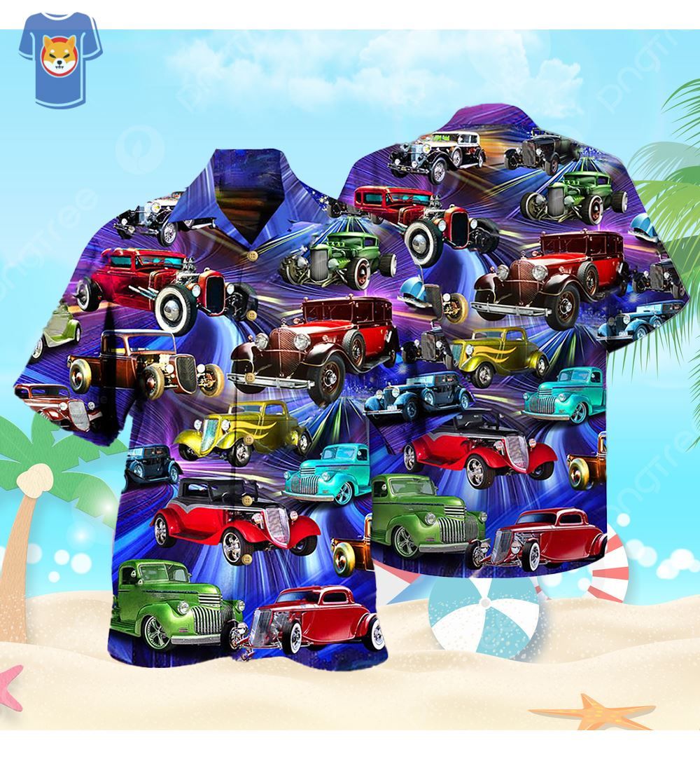 Car Green Red To Dream Stunning Style Hawaiian Shirt For Men And Women