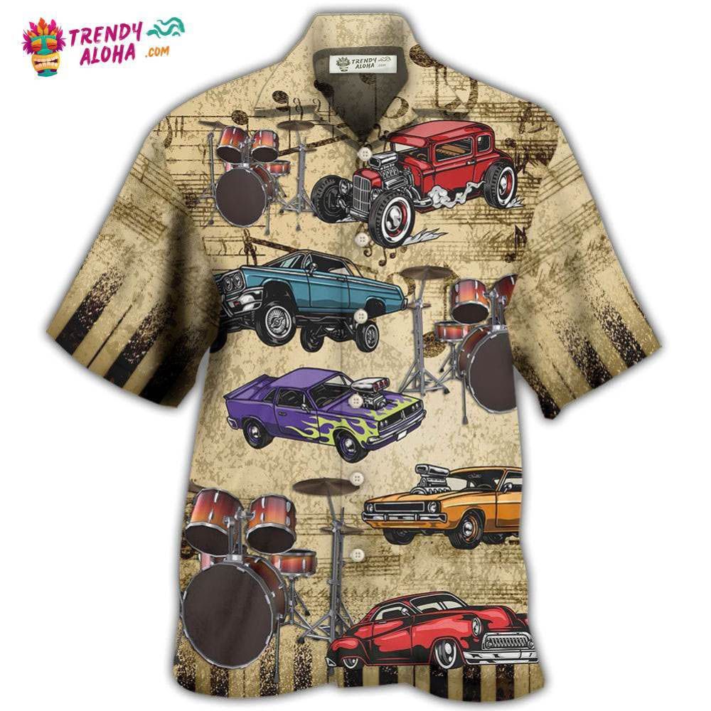 Car I Like Muscle Cars And Drums Hawaiian Shirt – Trendy Aloha Car I Like Muscle Cars And Drums Hawaiian Shirt – Trendy Aloha