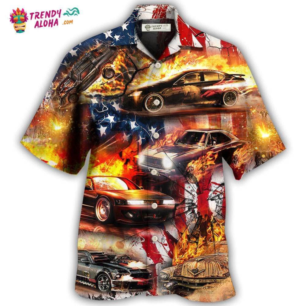 Car Independence Day Fire Hawaiian Shirt – Trendy Aloha Car Independence Day Fire Hawaiian Shirt – Trendy Aloha