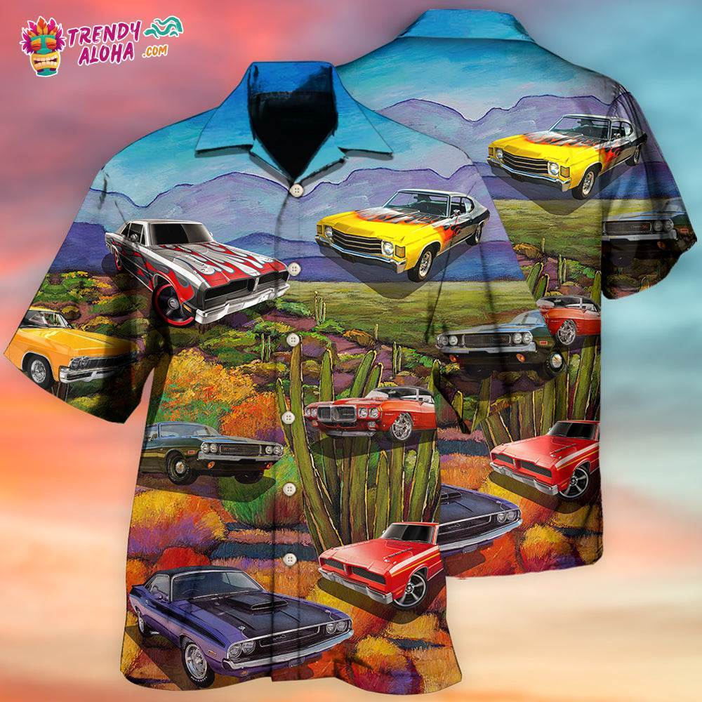 Car Landscape Style Hawaiian Shirt – Trendy Aloha