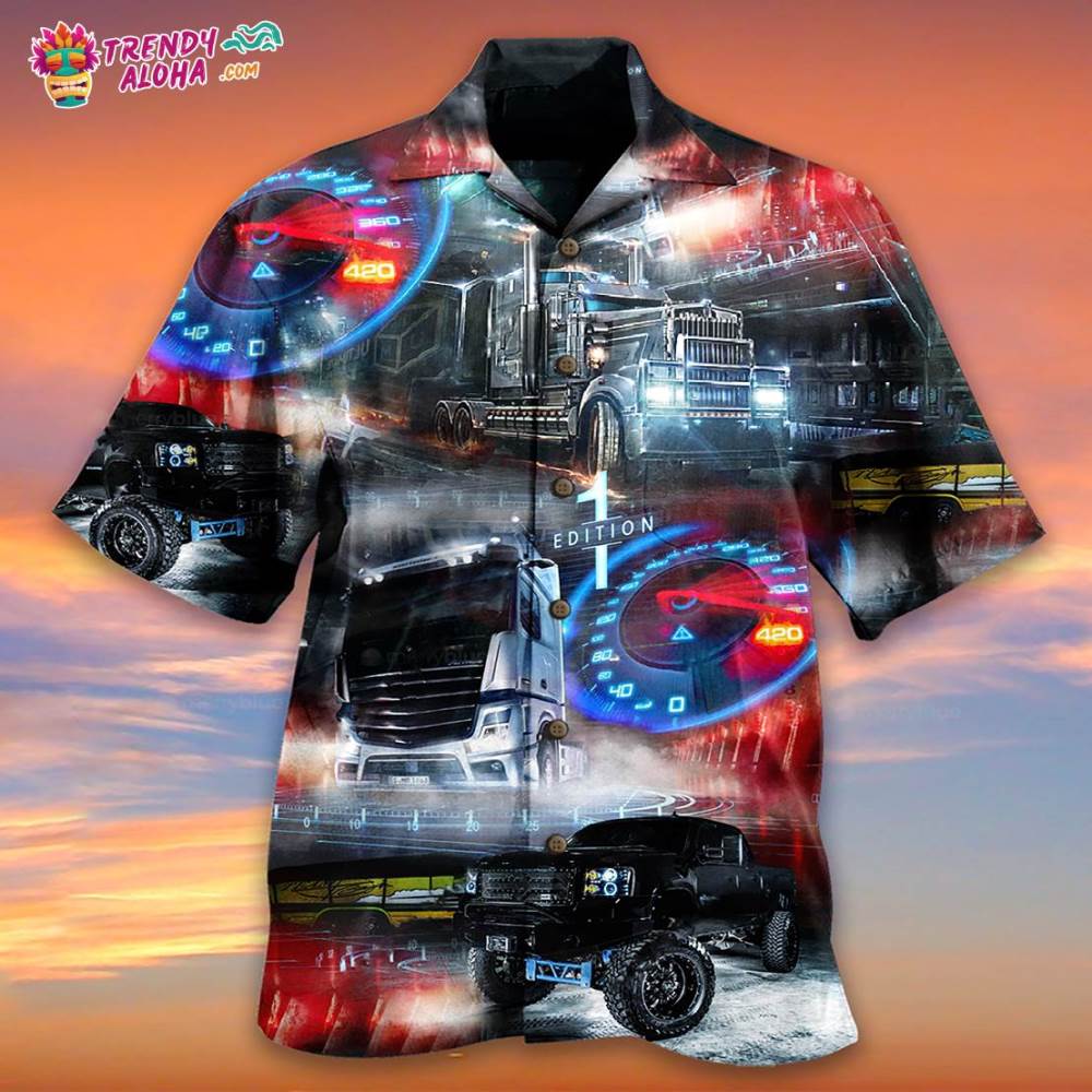 Car Love Life Night Style Hawaiian Shirt – Trendy Aloha