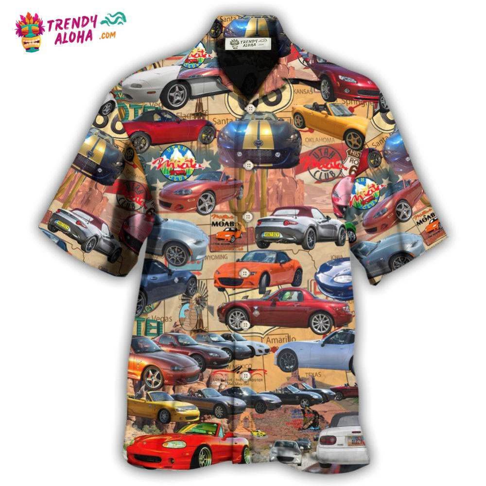 Car Lover Utah Miata Club Route 66 Hawaiian Shirt – Trendy Aloha Car Lover Utah Miata Club Route 66 Hawaiian Shirt – Trendy Aloha