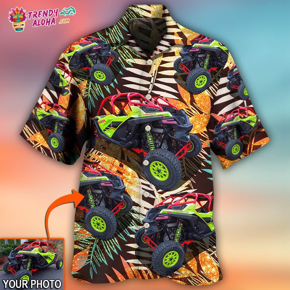 Car Polaris Pro Tropical Custom Photo Hawaiian Shirt – Trendy Aloha