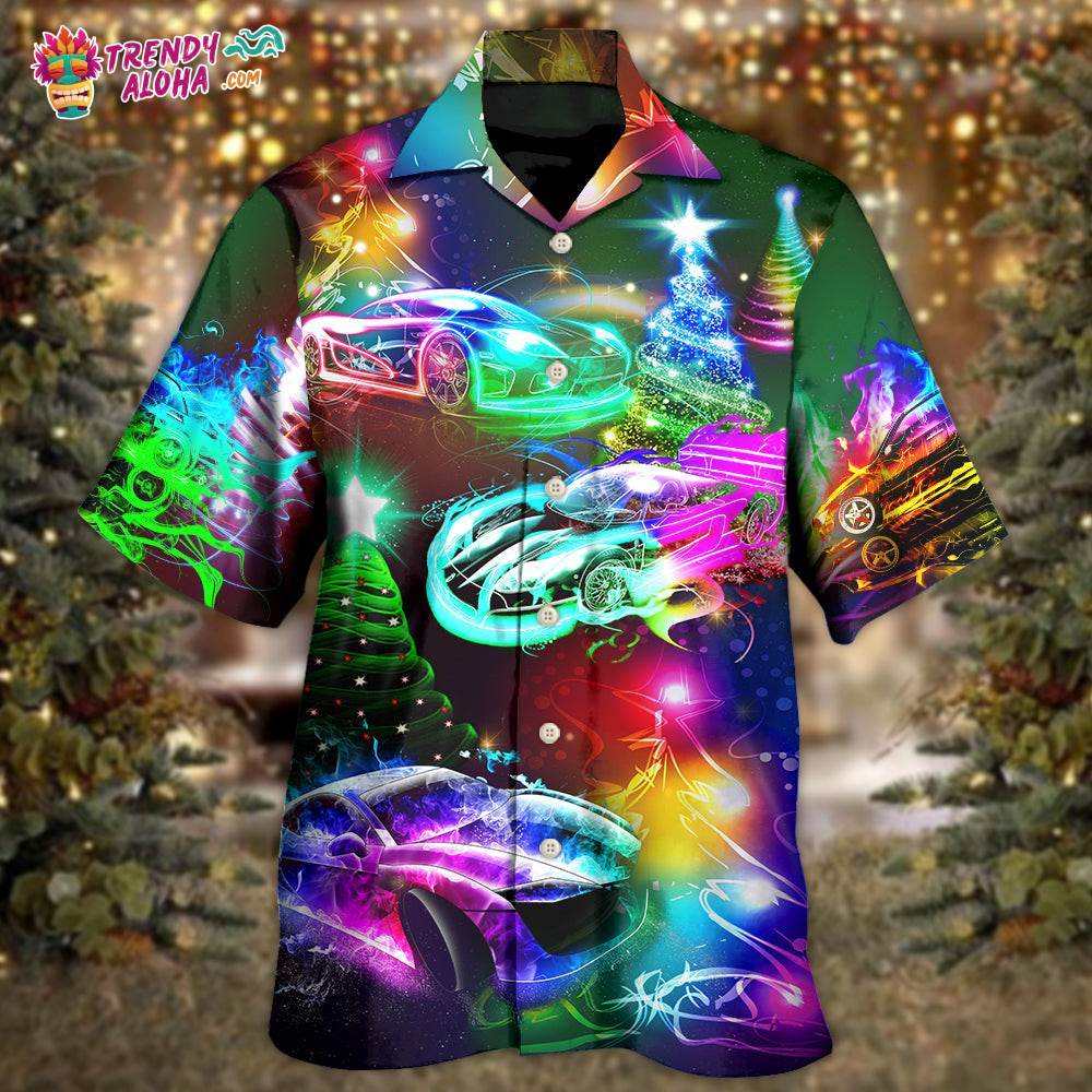 Car Racing Christmas Merry Everything Happy Always Hawaiian Shirt – Trendy Aloha