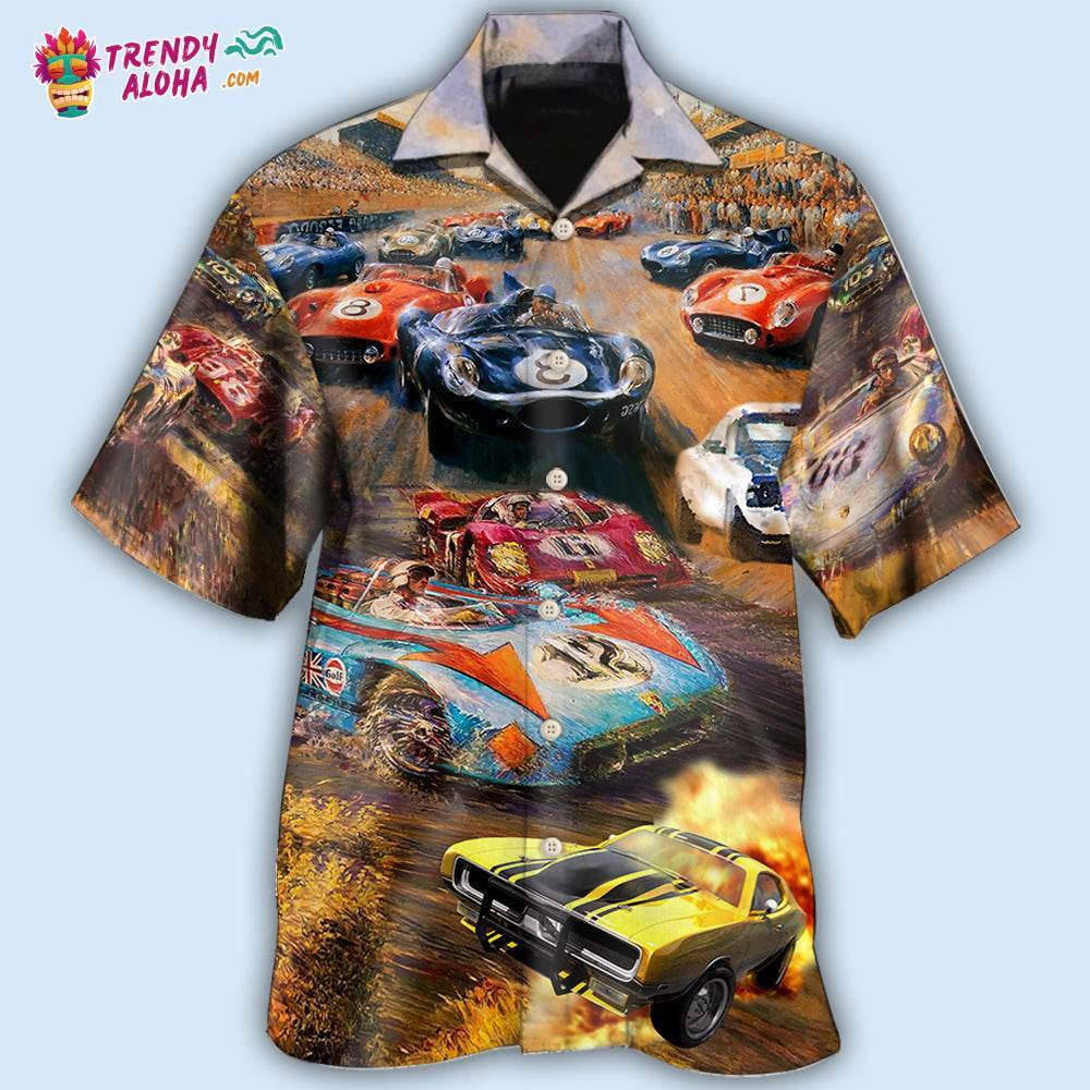 Car Racing Fast Style Hawaiian Shirt – Trendy Aloha