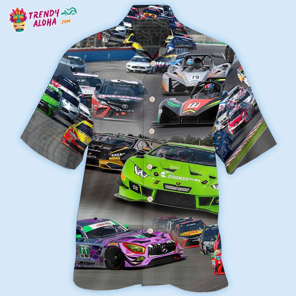 Car Racing Real Hawaiian Shirt Trendy Aloha Trendy Aloha