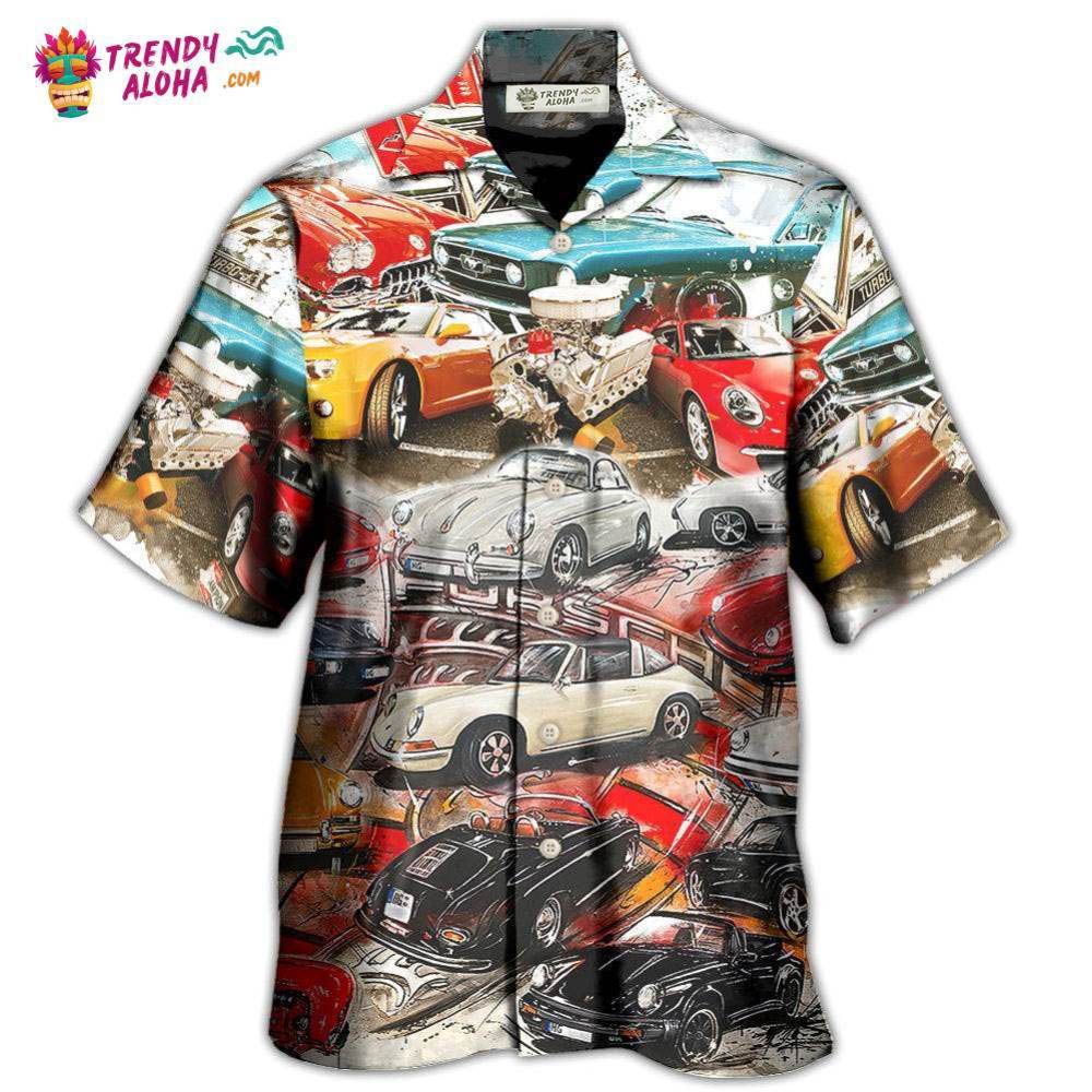 Car Retro Packed Vintage Style Hawaiian Shirt – Trendy Aloha Car Retro Packed Vintage Style Hawaiian Shirt – Trendy Aloha