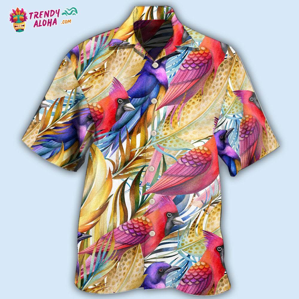 Cardinal Tropical Life Basic Hawaiian Shirt – Trendy Aloha