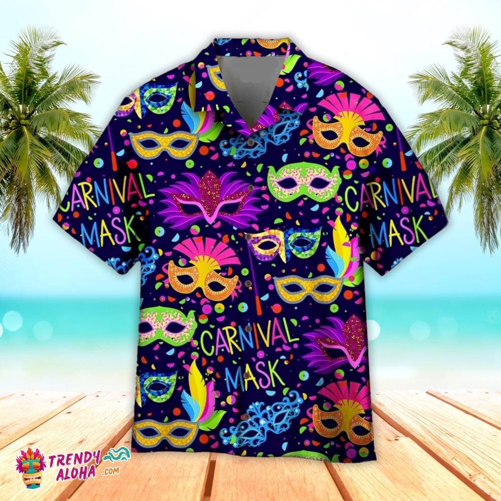 Carnival Mardi Gras Fat Tuesday Carnival Party Hawaiian Shirt For Men & Women