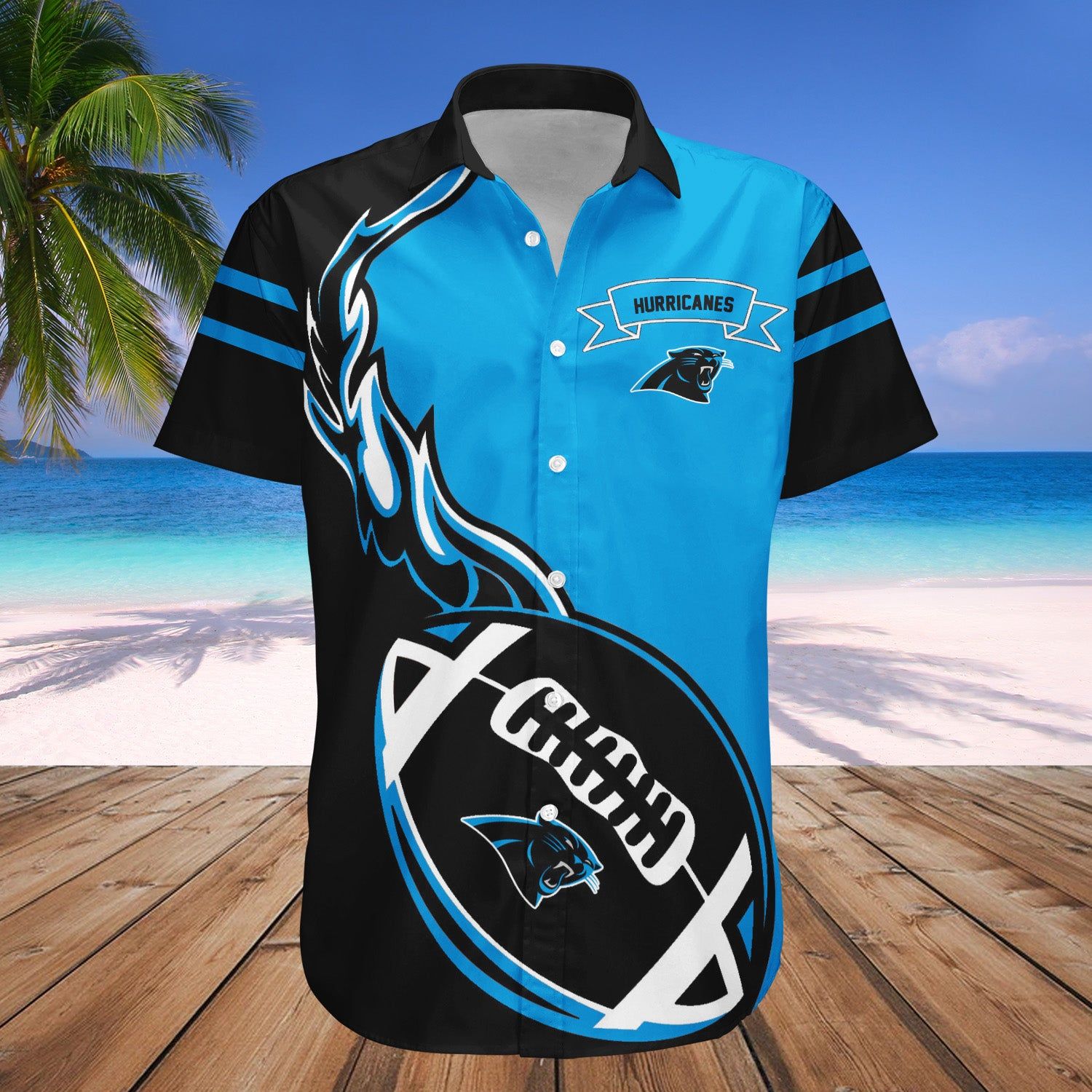 Carolina Hurricanes Hawaii Shirt Flame Ball – NHL