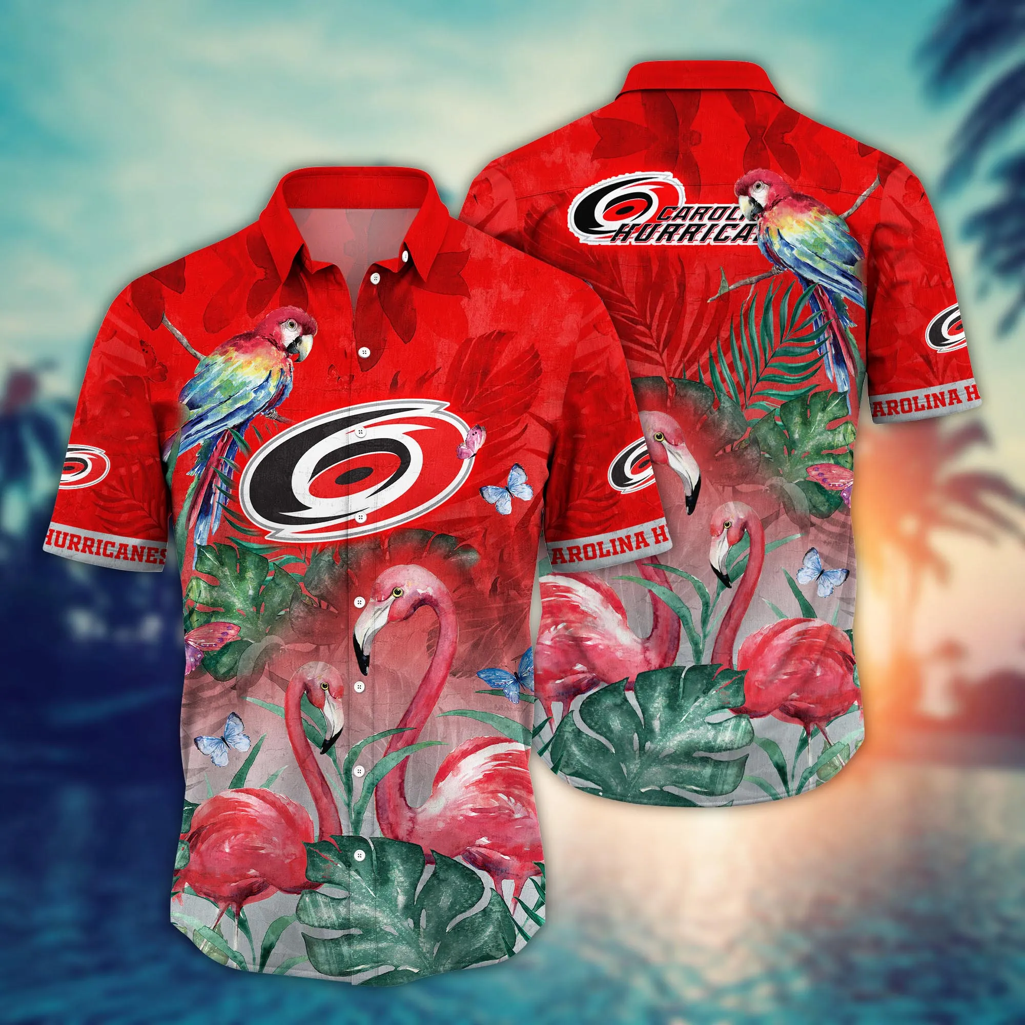 Carolina Hurricanes NHL Hawaiian Shirt Balmy Aloha Shirt