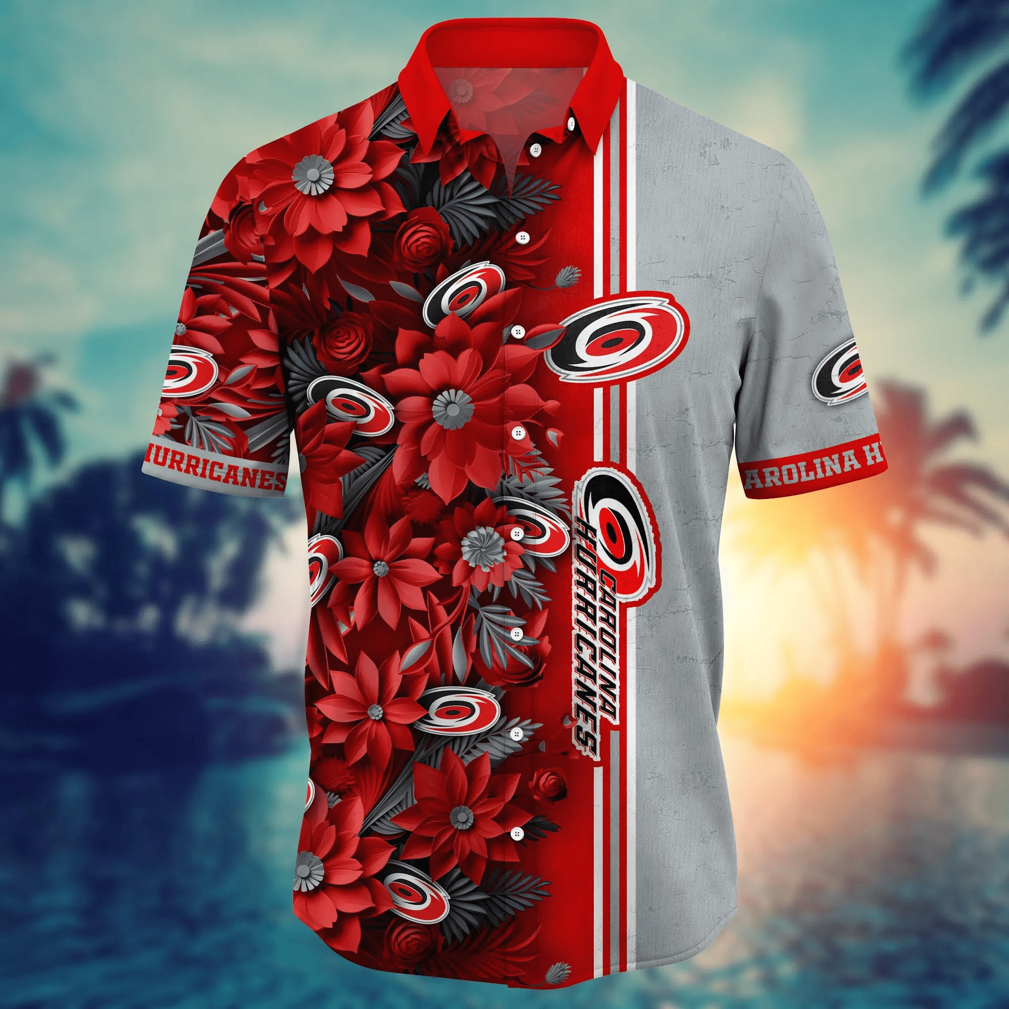 Carolina Hurricanes NHL Hawaiian Shirt Custom Summer Fruits Aloha Shirt